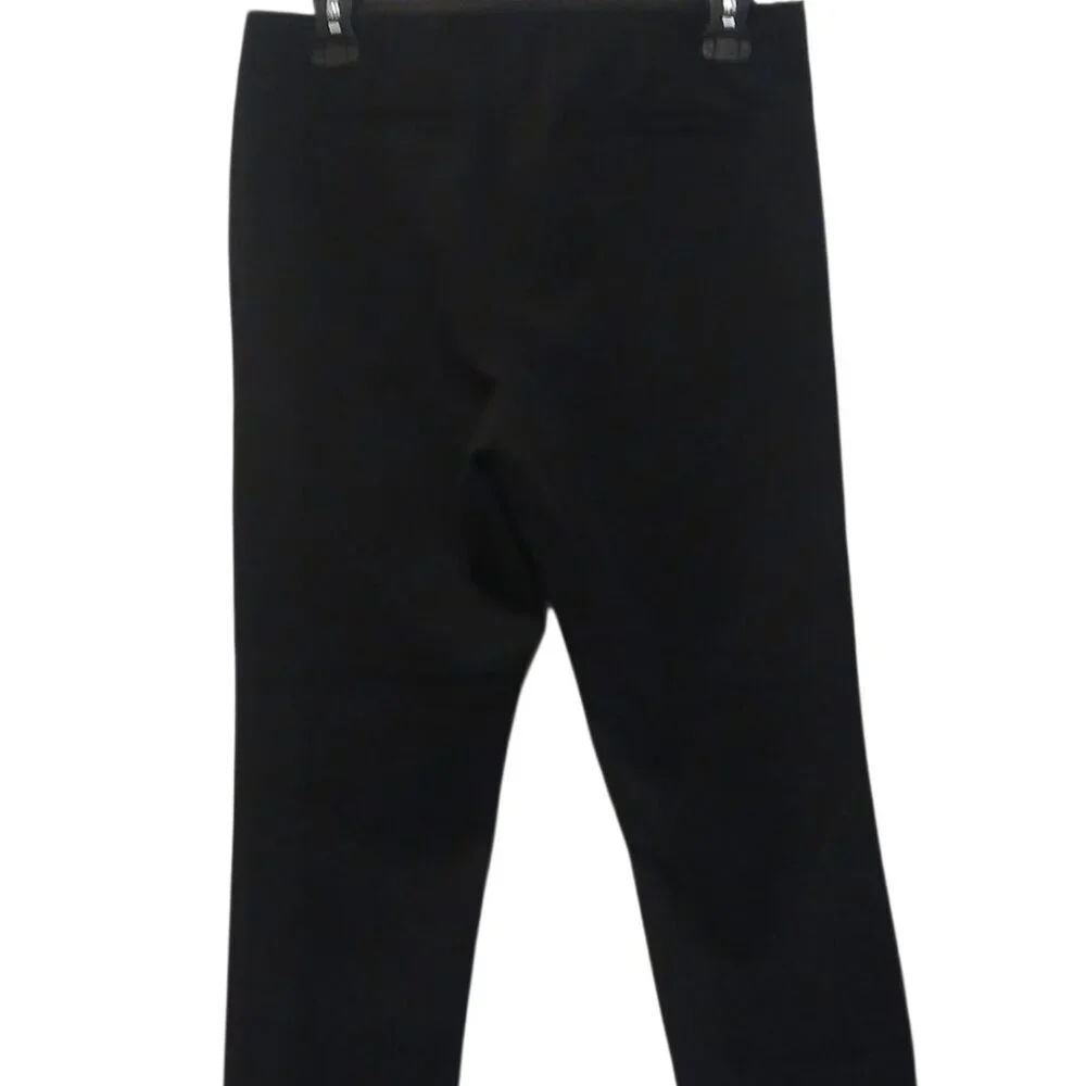 Adrianna Papell - Ankle Length Black Dress Pants W/Slits In Front, Faux Back... - Picture 6 of 6